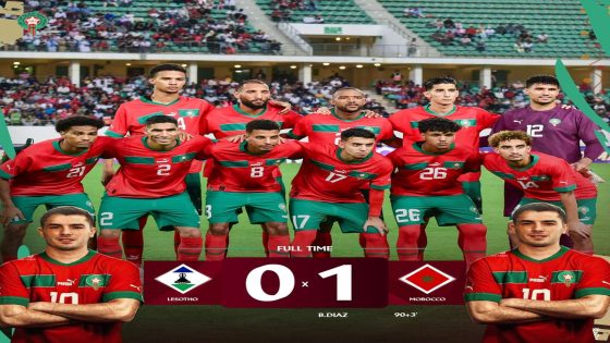 ابراهيم دياز يقود المنتخب المغربي لفوز شاق على ليسوتو في تصفيات كأس إفريقيا.