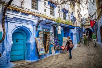 Genevieve Hathaway Morocco Chefchaouen Medina streets 1 1