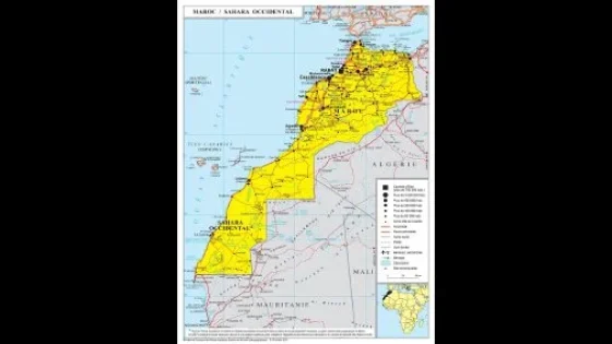 الخارجية الفرنسية تنشر الخريطة الرسمية للمملكة تشمل صحراءها