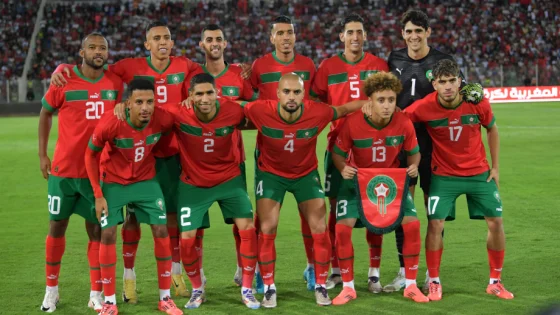 تشكيلة المنتخب المغربي أمام الغابون