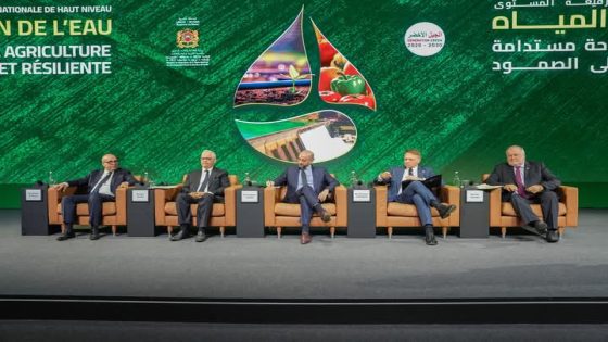 سيام 2025..وزارة الفلاحة تنظم ندوة رفيعة المستوى بعنوان “تدبير المياه من أجل فلاحة مستدامة وقادرة على الصمود”.