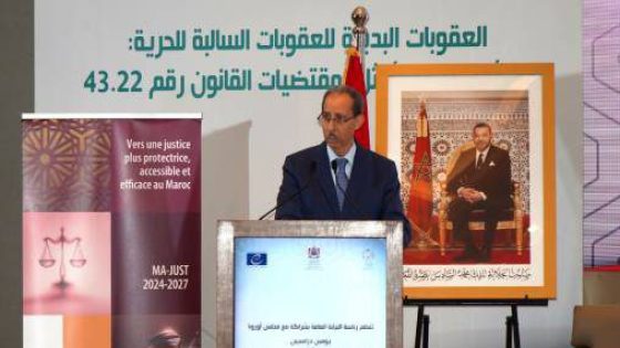 السيد الداكي..رئاسة النيابة العامة تعمل على إعداد دليل عملي حول كيفية تطبيق العقوبات البديلة