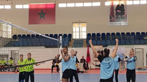 انطلاق فعاليات البطولة الوطنية المدرسية للكرة الطائرة إناث بمدينة كلميم.
