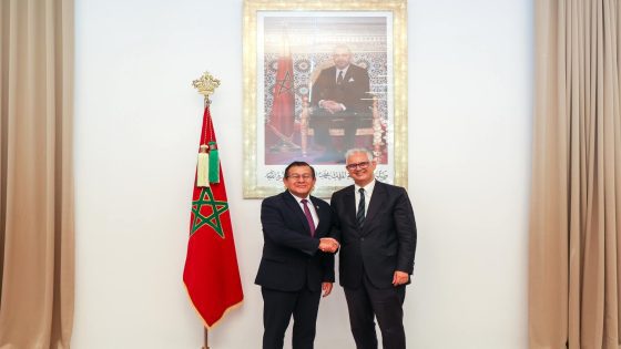 وزير التجهيز والماء يستقبل رئيس الكونغرس بجمهورية البيرو