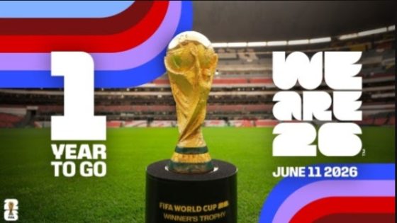 FIFA يحتفل ببقاء عام واحد على انطلاق بطولة كأس العالم 2026 FIF