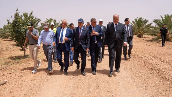 الراشيدية..إعطاء الانطلاقة الرسمية لعملية تشغيل شبكة الري المرتبطة بسد قدوسة
