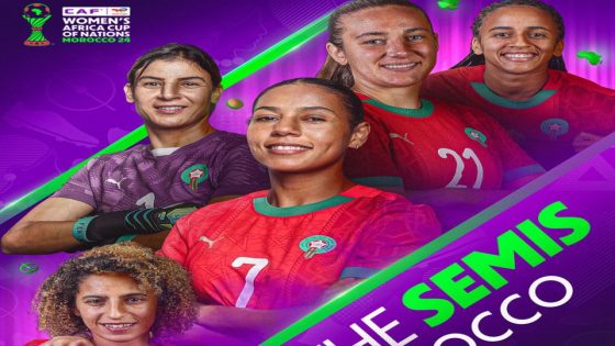 المنتخب النسوي يتأهل الى نصف نهائي كأس أمم افريقيا المغرب 2024