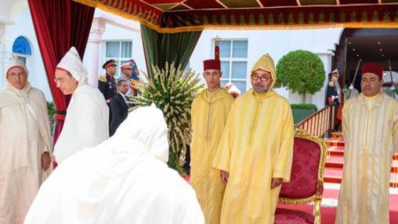 جلالة الملك يترأس بالمضيق حفل استقبال بمناسبة عيد العرش المجيد