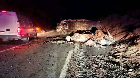 تارودانت..مصرع 8 أشخاص في حادث سير مميت