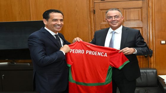 السيد لقجع يستقبل رئيس الاتحاد البرتغالي لكرة القدم (FPF).