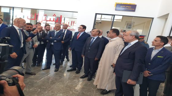 تدشين المحطة السككية الجديدة من الجيل الجديد بمدينة تازة من طرف وزير النقل واللوجستيك.