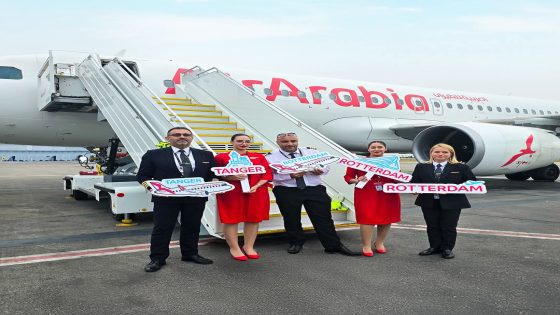 “العربية المغرب” تطلق خط جوي مباشر جديد يربط بين طنجة وروتردام