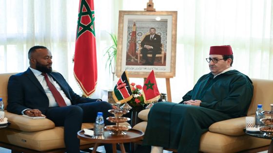 السيد قيوح يجري مباحثات مع وزير التعدين والاقتصاد الأزرق والشؤون البحرية لجمهورية كينيا