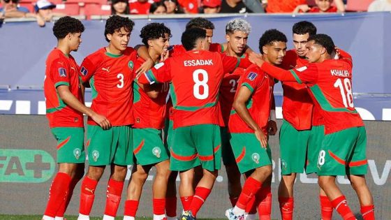 المنتخب الوطني لأقل من 20 سنة يتأهل إلى نهائي كأس العالم .