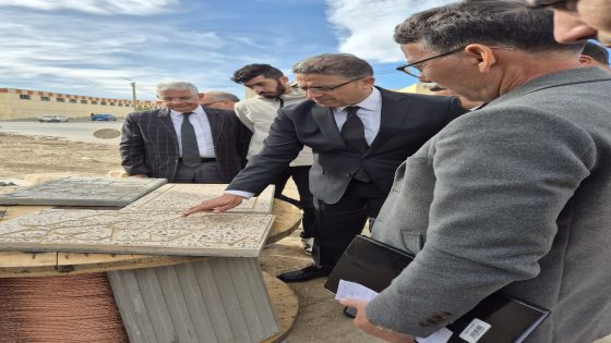 عامل إقليم تازة، يتفقد المشاريع والأوراش التنموية بمدينة تازة.