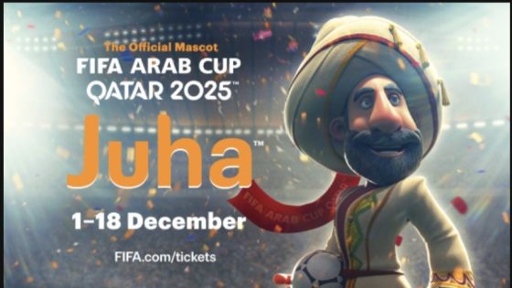 كشف النقاب عن جحا التميمة الرسمية لكأس العرب FIFA قطر 2025.
