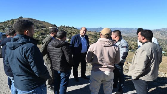 شفشاون..زيارة ورش بناء الطريق غير المصنفة ومشروع تزويد دواوير بني فغلوم بالماء الصالح للشرب