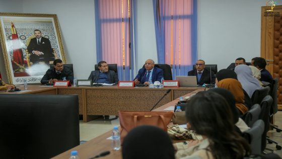 رئيس جهة درعة تافيلالت يستقبل وفدا من الطلبة المهندسين بالمدرسة الوطنية الفلاحة بمكناس