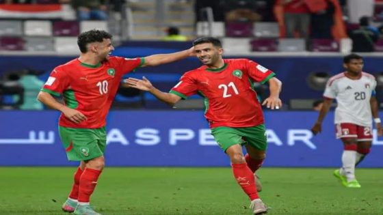 المنتخب المغربي يمطر شباك الإمارات بثلاثية نظيفة و يتأهل للمشهد الختامي في كأس العرب