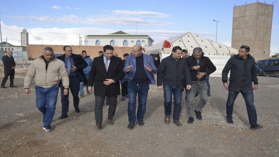 رئيس مجلس جهة الشرق يتفقد أشغال بناء السوق الأسبوعي سيدي موسى لمهاية بوجدة