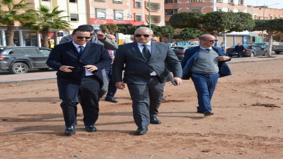 السيد عامل عمالة إنزكان أيت ملول يتفقد عددًا من أوراش البنية التّحتية المفتوحة بجماعة أيت ملول.