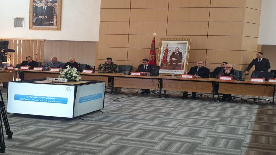 عمالة إقليم تازة: اجتماع موسع للجنة الإقليمية لليقظة وتتبع المخاطر الناتجة عن موجة البرد.