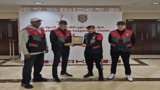 الإشادة بالوفد الأمني المشارك في تأمين فعاليات كأس العرب لكرة القدم بالدوحة.