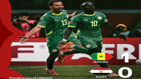 المنتخب السنيغالي يتأهل الى نهائي كان المغرب 2025