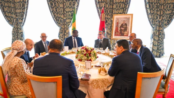 جلالة الملك يقيم مأدبة غداء على شرف الوزير الأول السنغالي والوفد المرافق له