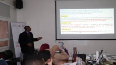 دورة تكوينية في مجال السلامة الصحية والخدمات داخل المؤسسات الصحية الأولية.