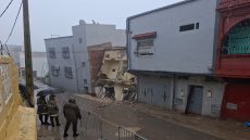 بلاغ حول انهيار منزلين بحي احجر دريان جماعة تاونات