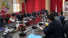 اجتماع تقني لتتبع تقدم مشروع منطقة التسريع الصناعي “بني يخلف” بخريبكة