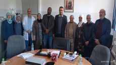 متقاعدو الصحة بمكناس يجددون دعمهم للإدارة الجديدة لمستشفى محمد الخامس.