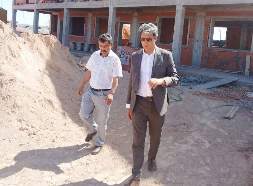 فاس..مدير أكاديمية جهة فاس مكناس يتفقد ورش بناء الثانوية الإعدادية أولاد الطيب 11 FB IMG 1779803030929