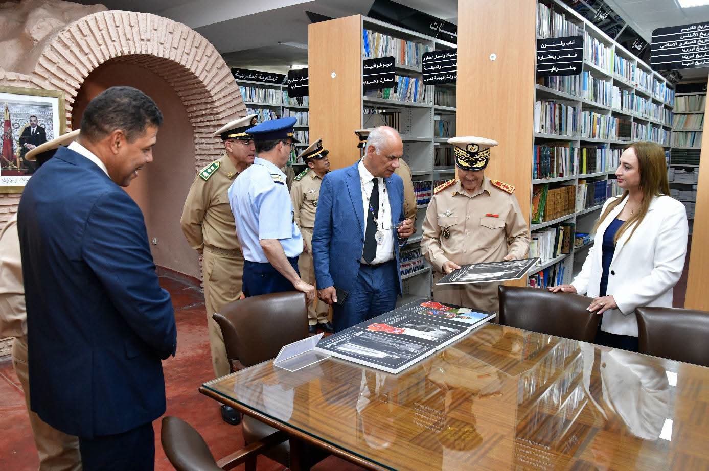 وفد برتغالي رفيع يطلع على التراث العسكري المغربي ويشيد بمؤسساته التاريخية 12 FB IMG 1781883266175
