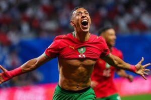 المنتخب المغربي يتأهل للدور الثاني من المونديال بعد انتصاره على هايتي برباعية. 14 FB IMG 1782345645049