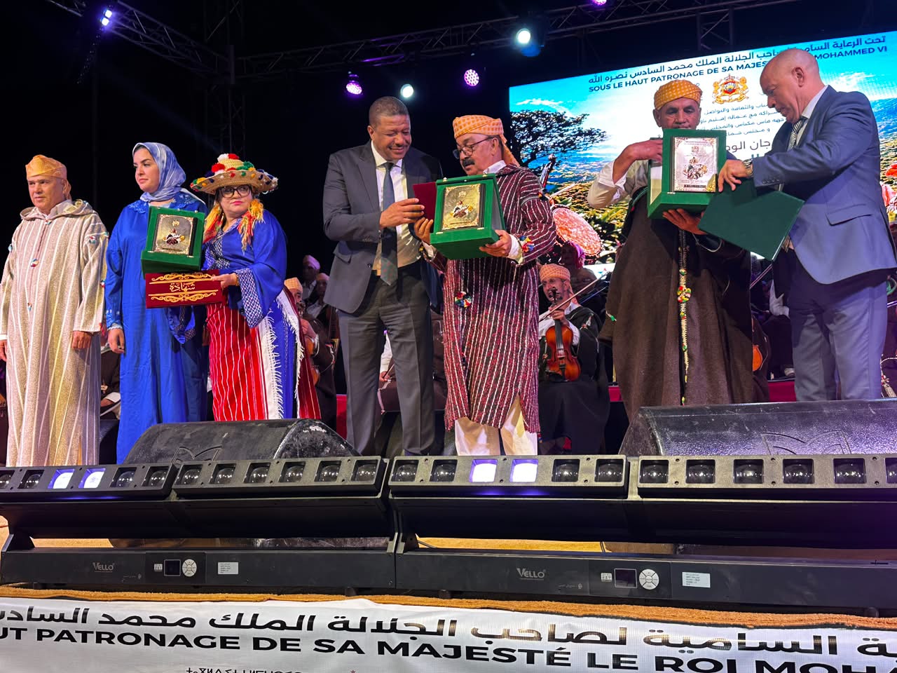 عامل إقليم تاونات يتراس فعاليات الدورة الرابعة عشرة للمهرجان الوطني لفنون العيطة الجبلية ويكرم رواد هذا الفن 14 IMG 20260613 WA0005