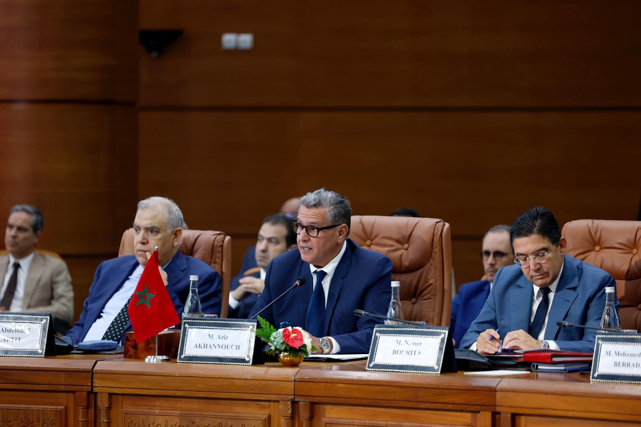 أخنوش.. الاجتماع المغربي الفرنسي يؤشر على الانتقال إلى التنفيذ العملي للشراكة الاستراتيجية بين الرباط وباريس 12 FB IMG 1784212272792