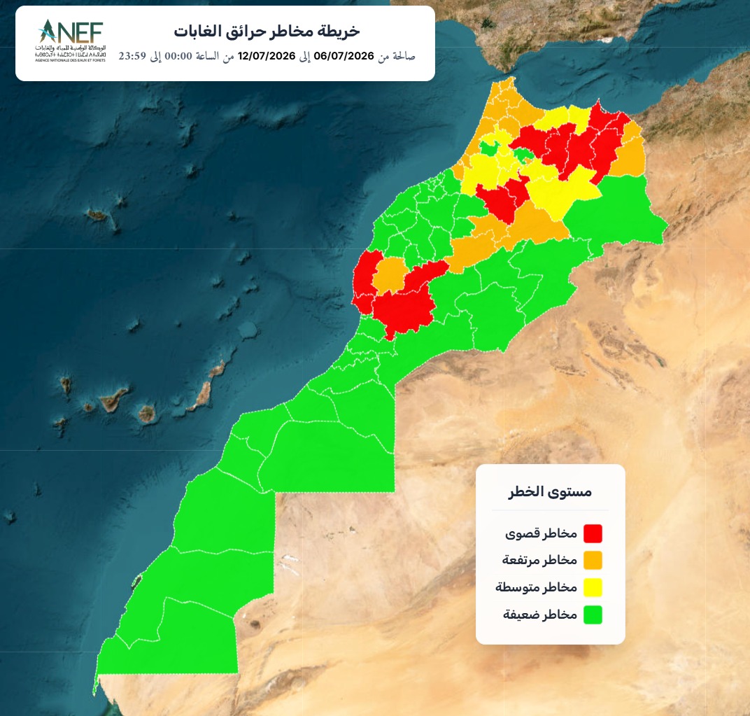تحيين نشرة مخاطر حرائق الغابات الوكالة الوطنية للمياه والغابات 11 IMG 20260705 WA0022