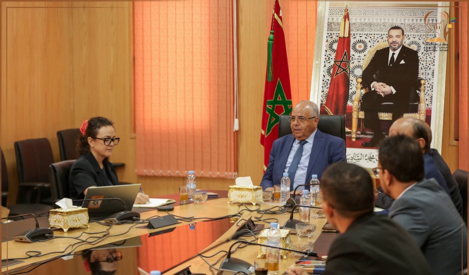 رئيس جهة درعة تافيلالت يبحث مع الوكالة الفرنسية للتنمية آفاق التعاون المشترك 11 FB IMG 1793279204996
